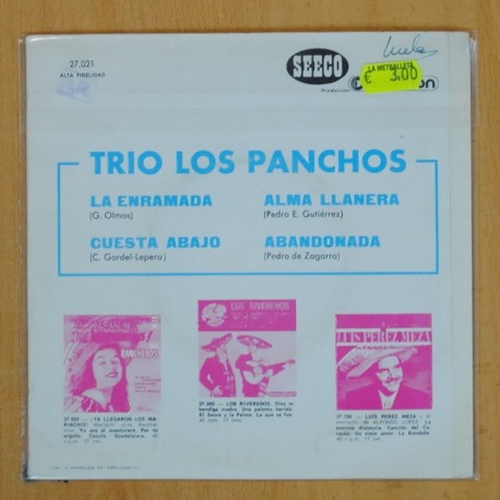 LOS PANCHOS - VIAJANDO CON LOS PANCHOS - EP