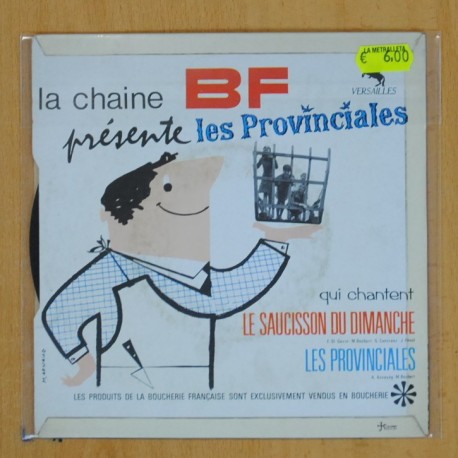 LES PROVINCIALES - LE SAUCISSON DU DIMANCHE - SINGLE