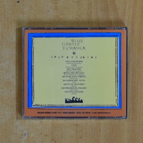 WILLY GIMENEZ Y CHANELA - COSA DE SABIOS - CD