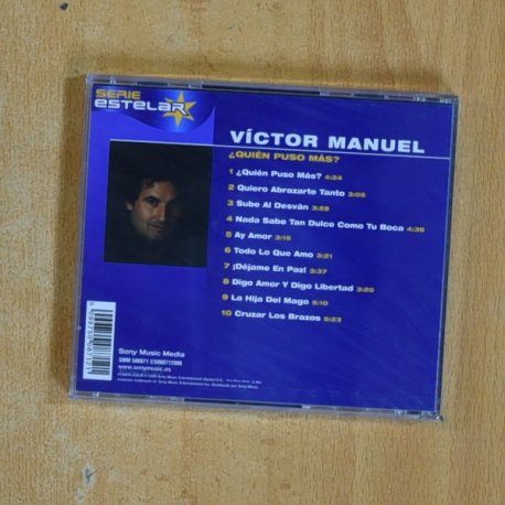 VICTOR MANUEL - QUIEN PUSO MAS - CD