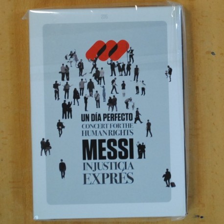UN DIA PERFECTO / CONCERT FOR THE HUMAN RIGHTS / MESSI / INJUSTICIA EXPRES - DVD