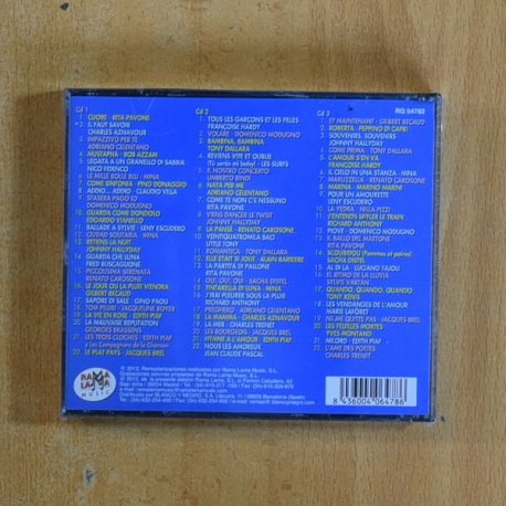 VARIOS - VACACIONES EN ROMA Y PARIS - CD