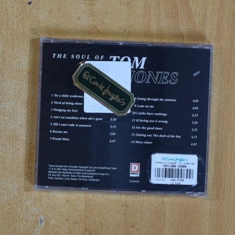 TOM JONES - THE SOUL OF TOM JONES - CD