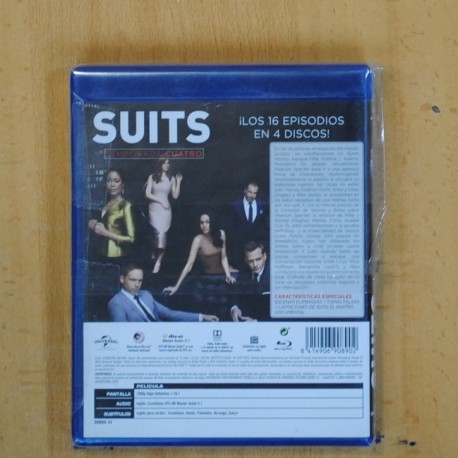 SUITS - TEMPORADA CUATRO - BLU RAY