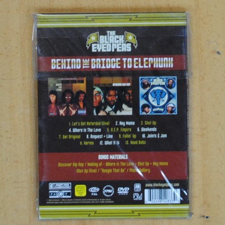 THE BLACK EYED PEAS - BEHIND THE BRIDGE TO ELEPHUNK - DVD