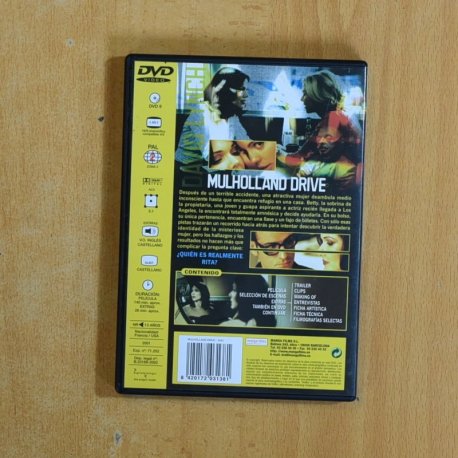 MULHOLLAND DRIVE - DVD