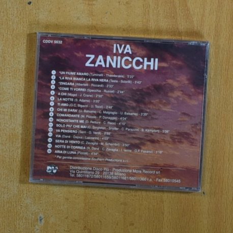 IVA ZANICCHI - IVA ZANICCHI - CD