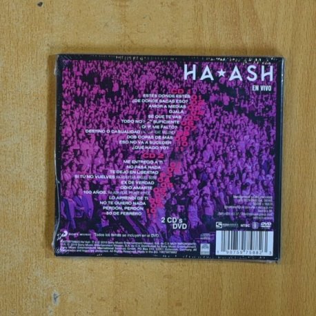 HA ASH - EN VIVO - CD