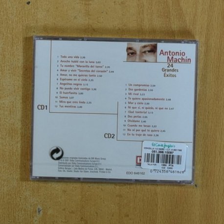 ANTONIO MACHIN - 24 GRANDES EXITOS - CD