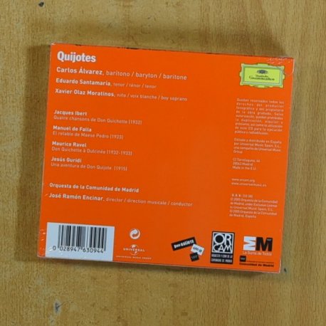 CARLOS ALVAREZ - QUIJOTES - CD