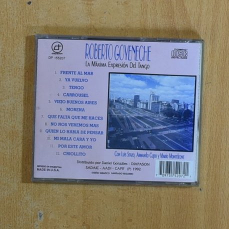 ROBERTO GOYENECHE - LA MAXIMA EXPRESION DEL TANGO - DVD