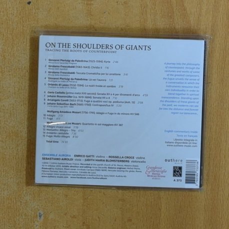 ENRICO GATTI - ON THE SHOULDERS OF GIANTS - CD