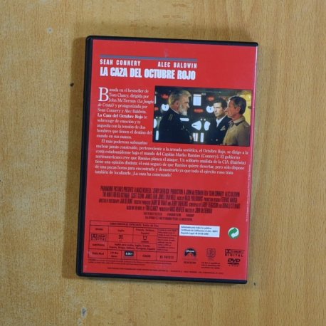 LA CAZA DEL OCTUBRE ROJO - DVD