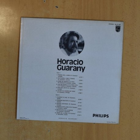 HORACIO GUARANY - GUITARRA VINO Y ROSAS - LP