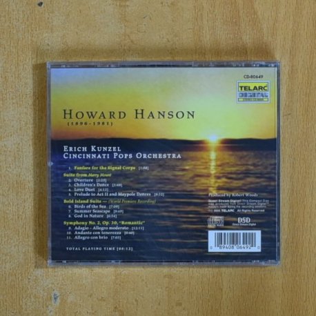 HOWARD HANSON - BOLD ISLAND SUITE - CD
