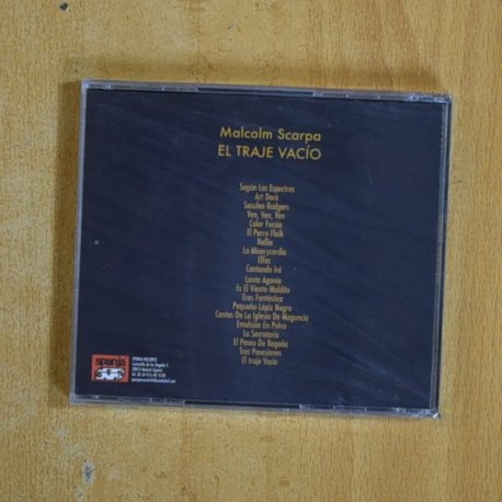 MALCOLM SCARPA - EL TRAJE VACIO - CD