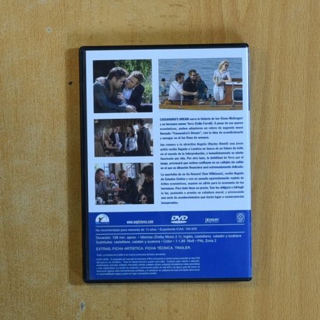 CASSANDRAS DREAM - DVD