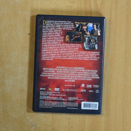 PIRATAS DEL CARIBE LA MALDICION DE LA PERLA NEGRA - DVD