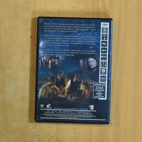 SOPHIE SCHOLL - DVD