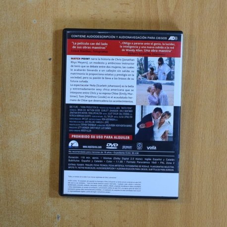 MATCH POINT - DVD