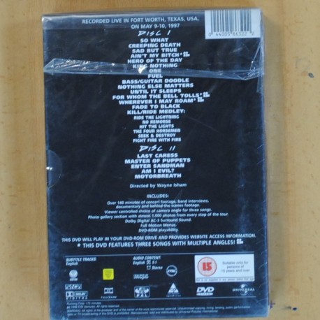 METALLICA - CUNNING STUNTS - DVD