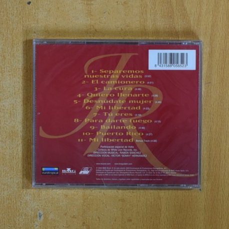 JERRY RIVERA - CANTO A MI IDOLO FRANKIE RUIZ - CD