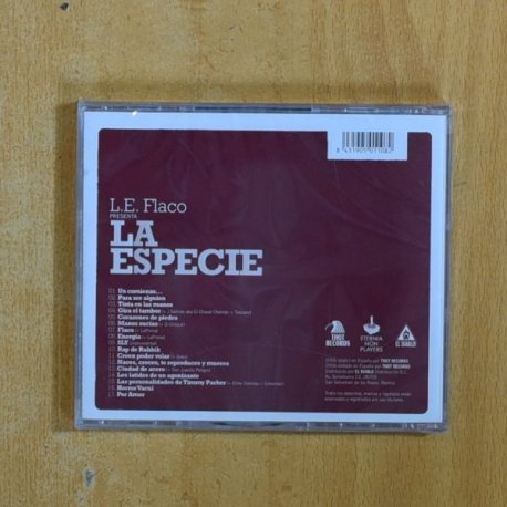 L E FLACO - LA ESPECIE - CD