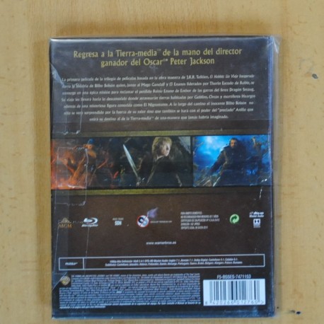 EL HOBBIT UN VIAJE INESPERADO - BLU RAY