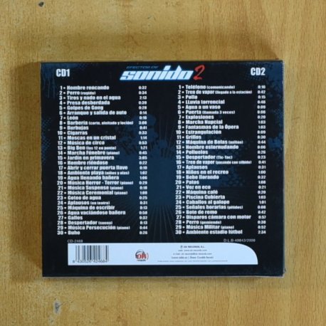 VARIOS - EFECTOS DE SONIDO 2 - CD