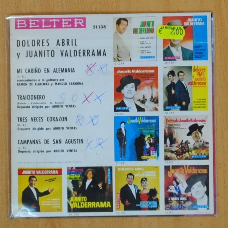 DOLORES ABRIL Y JUANITO VALDERRAMA - TRAICIONERO + 3 - EP