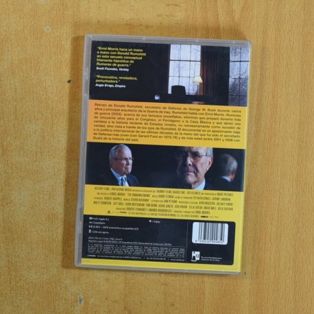 DONALD RUMSFELD CERTTEZAS DESCONOCIDAS - DVD