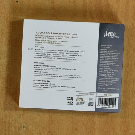 EDUARDO ARMENTEROS - MUSICA PARA UNA COLECCION DE ARTES PLASTICAS - CD