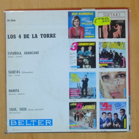 LOS 4 DE LA TORRE - MAMITA + 3 - EP