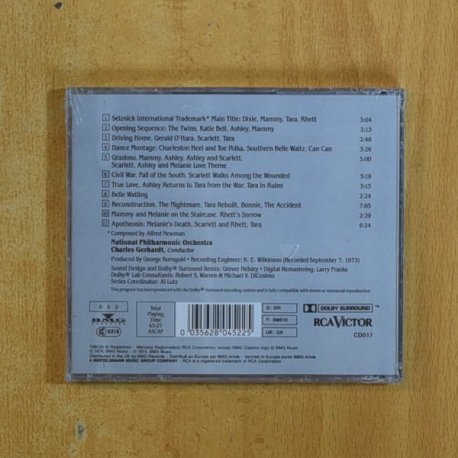 VARIOS - GONE WITH THE WIND - CD