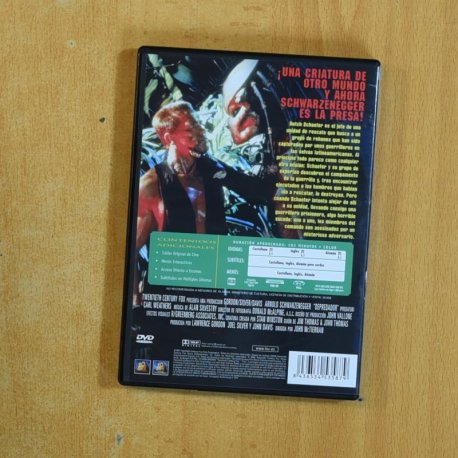 DEPREDADOR - DVD
