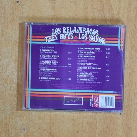 LOS RELAMPAGOS / TEEN BOYS / LOS SONOR - LEYENDAS DEL POP - CD