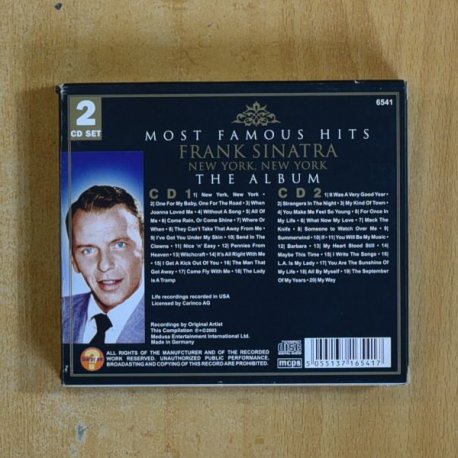 FRANK SINATRA - NEW YORK NEW YORK THE ALBUM - CD