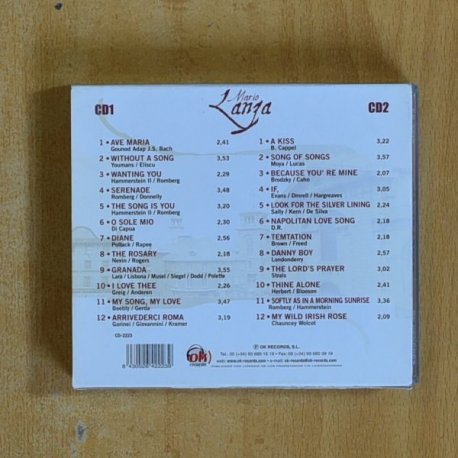 MARIO LANZA - MARIO LANZA - CD