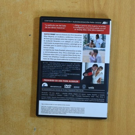 MATCH POINT - DVD