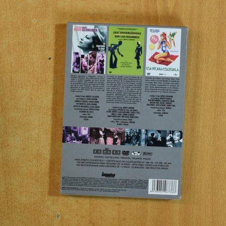 QUE SINVERGUENZAS SON LOS HOMBRES / LO IMPORTANTE ES AMAR / ESA PICARA COLEGIALA - DVD