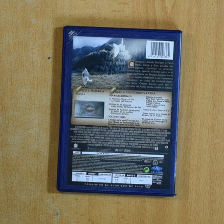 EL SEÑOR DE LOS ANILLOS EL RETORNO DEL REY - DVD