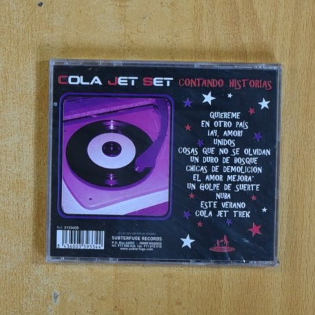 COLA JET SET - CONTANDO HISTORIAS - CD