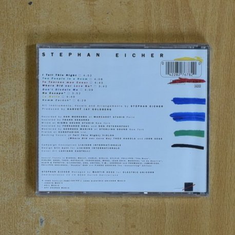 STEPHAN EICHER - I TELL THIS NIGHT - CD