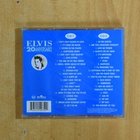 ELVIS PRESLEY - 20 ANIVERSARIO - CD