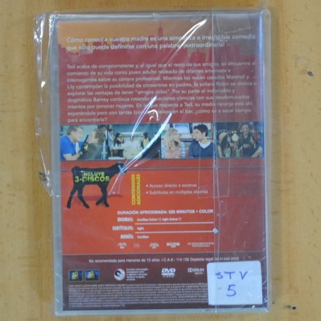 COMO CONOCI A VUESTRA MADRE - CUARTA TEMPORADA - DVD