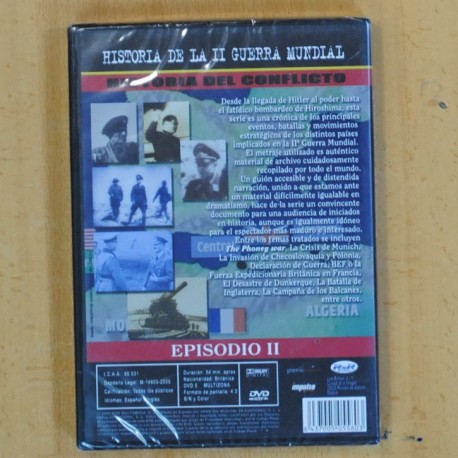 HISTORIA DEL CONFLICTO - LA GUERRA EN AFRICA Y ASIA - DVD