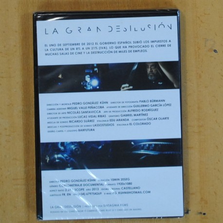 LA GRAN DESILUSION - DVD