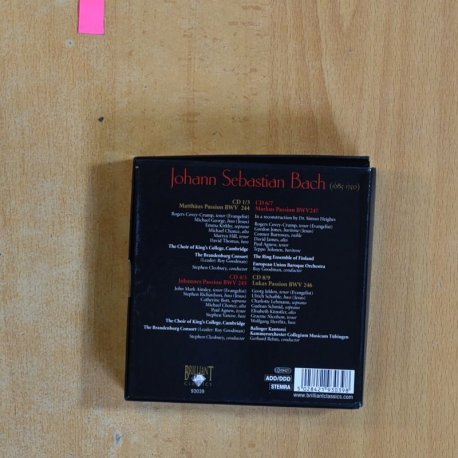BACH - MATTHAUS PASSION JOHANNES PASSION MARKUS PASSION LUKAS PASSION - CD