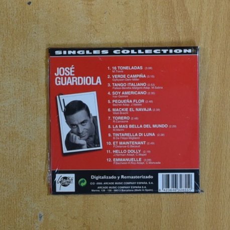 JOSE GUARDIOLA - JOSE GUARDIOLA - CD