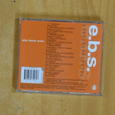 ELLA BAILA SOLA - EBS - CD